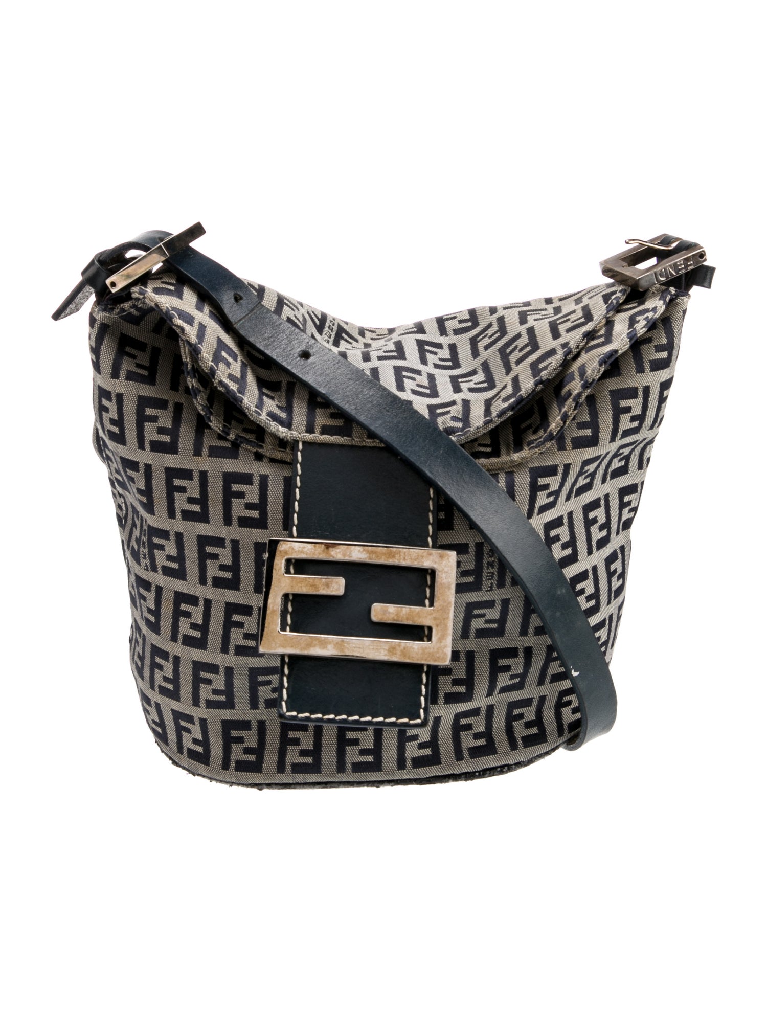 Fendi Zucchino FF Baguette Mini Vintage