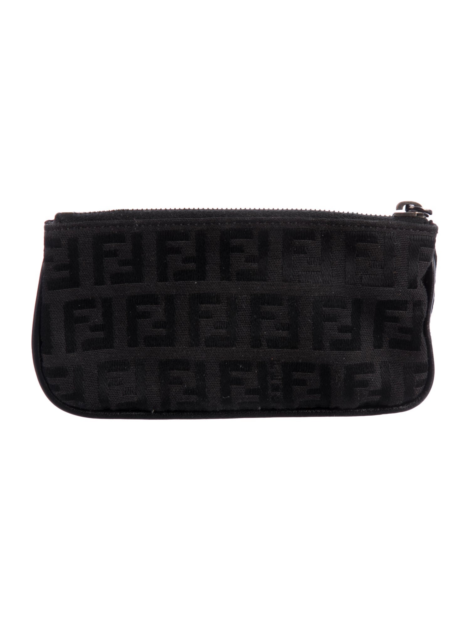 Fendi FF Zucca Coin Keychain