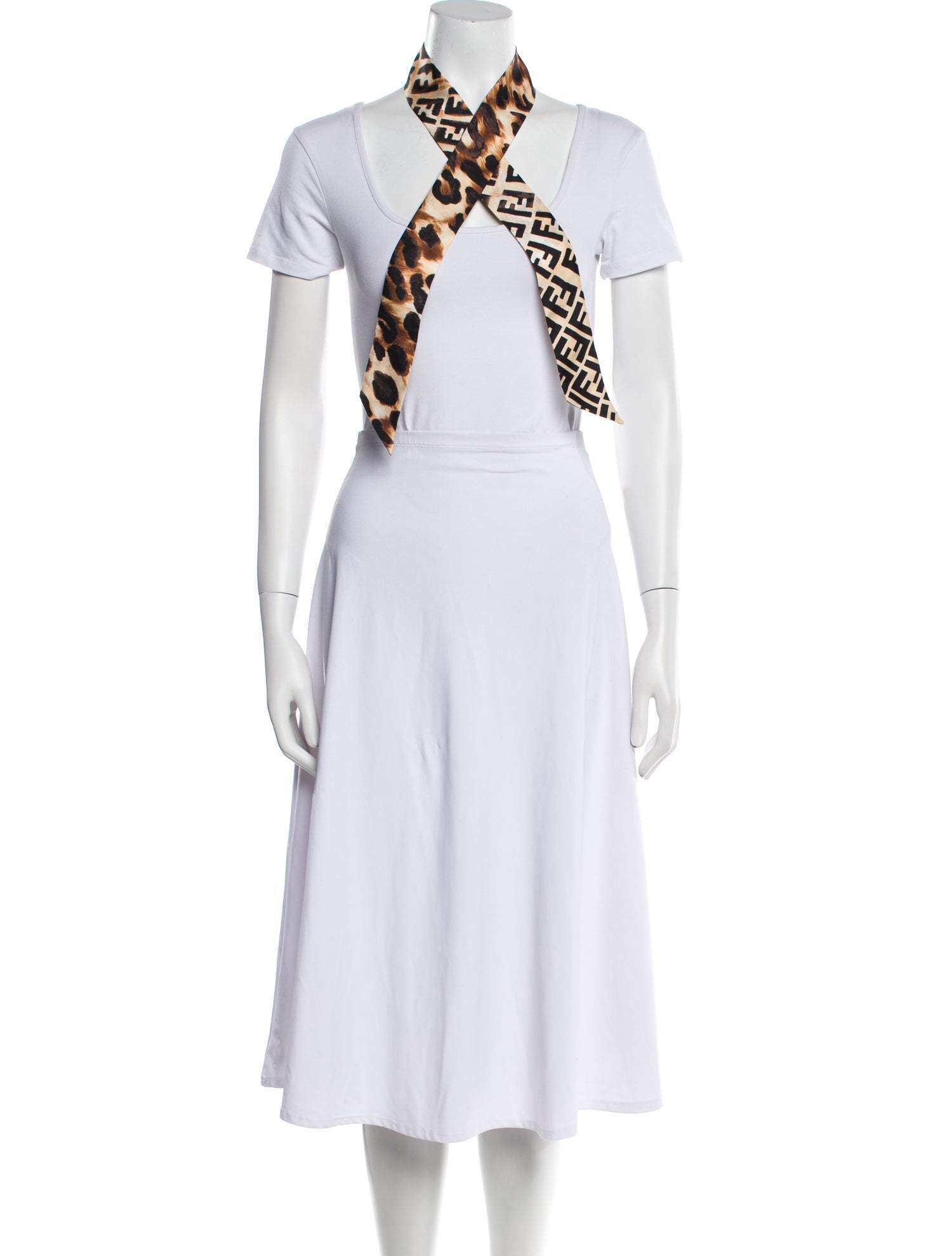 Fendi Animal Print Scarf