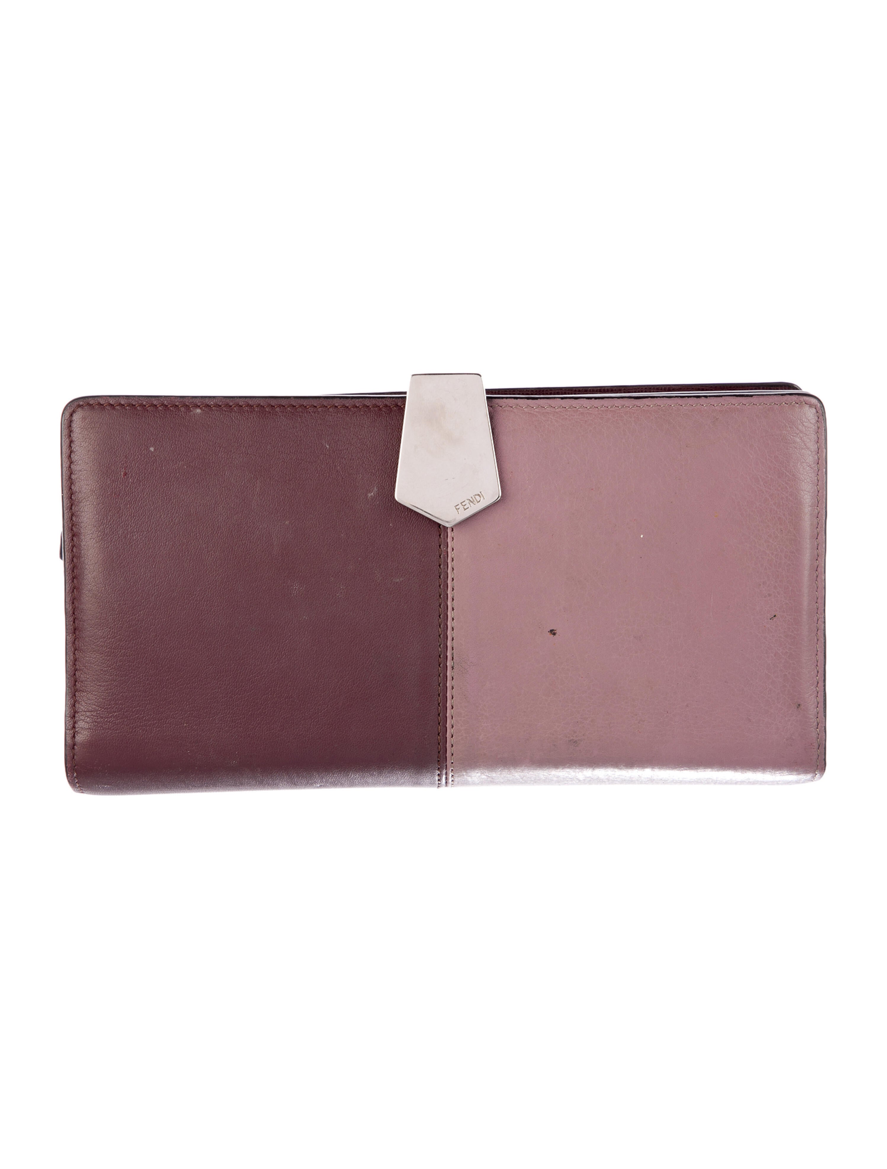 Fendi Leather French Purse