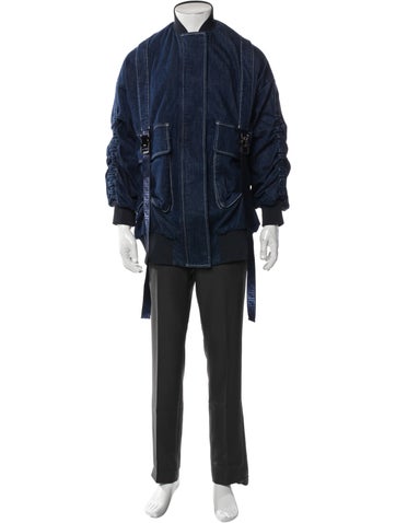 Fendi Outerwear Zucca FF Logo Utility Jacket S