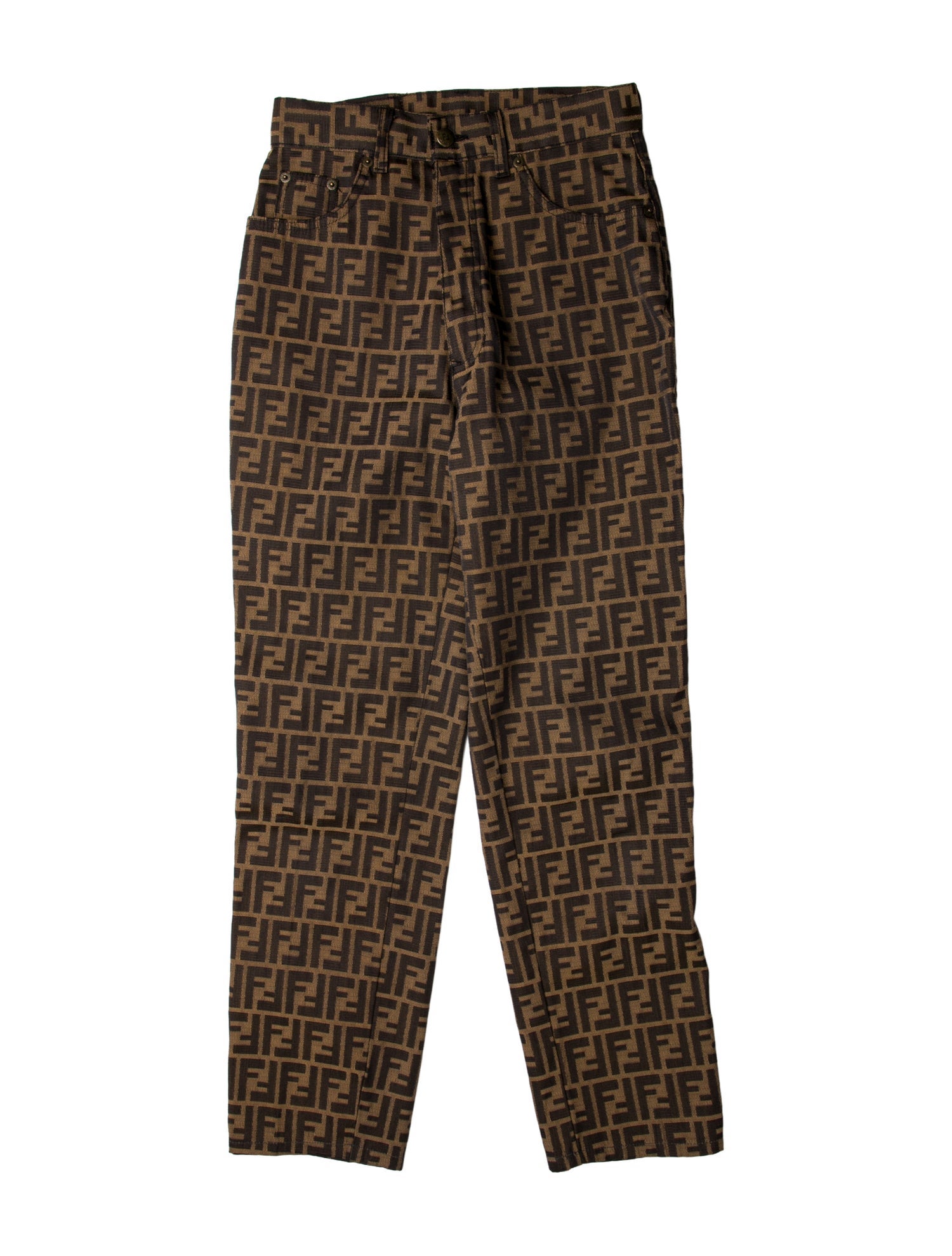 Fendi Vintage Straight Leg Pants