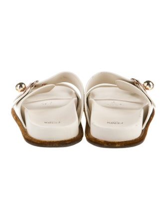 Fendi Leather Slides