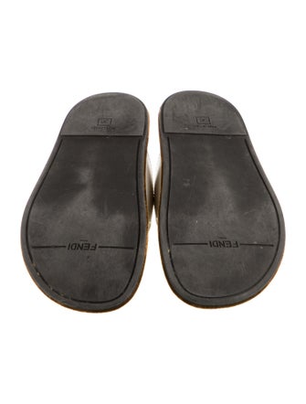 Fendi Leather Slides