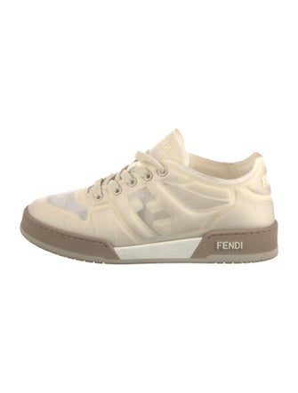 Fendi Rubber Mesh Accents Sneakers