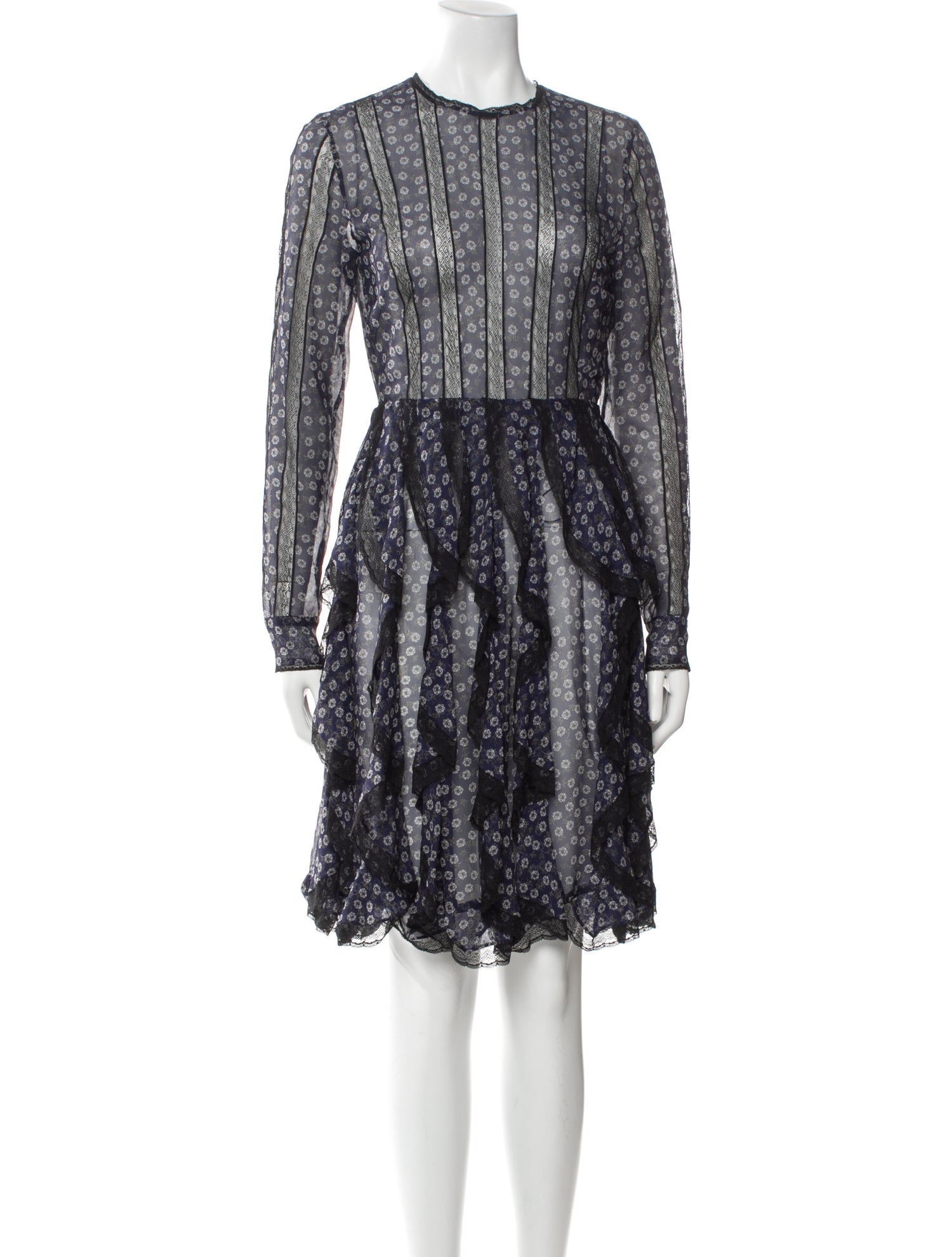 Fendi Printed Knee-Length Dress