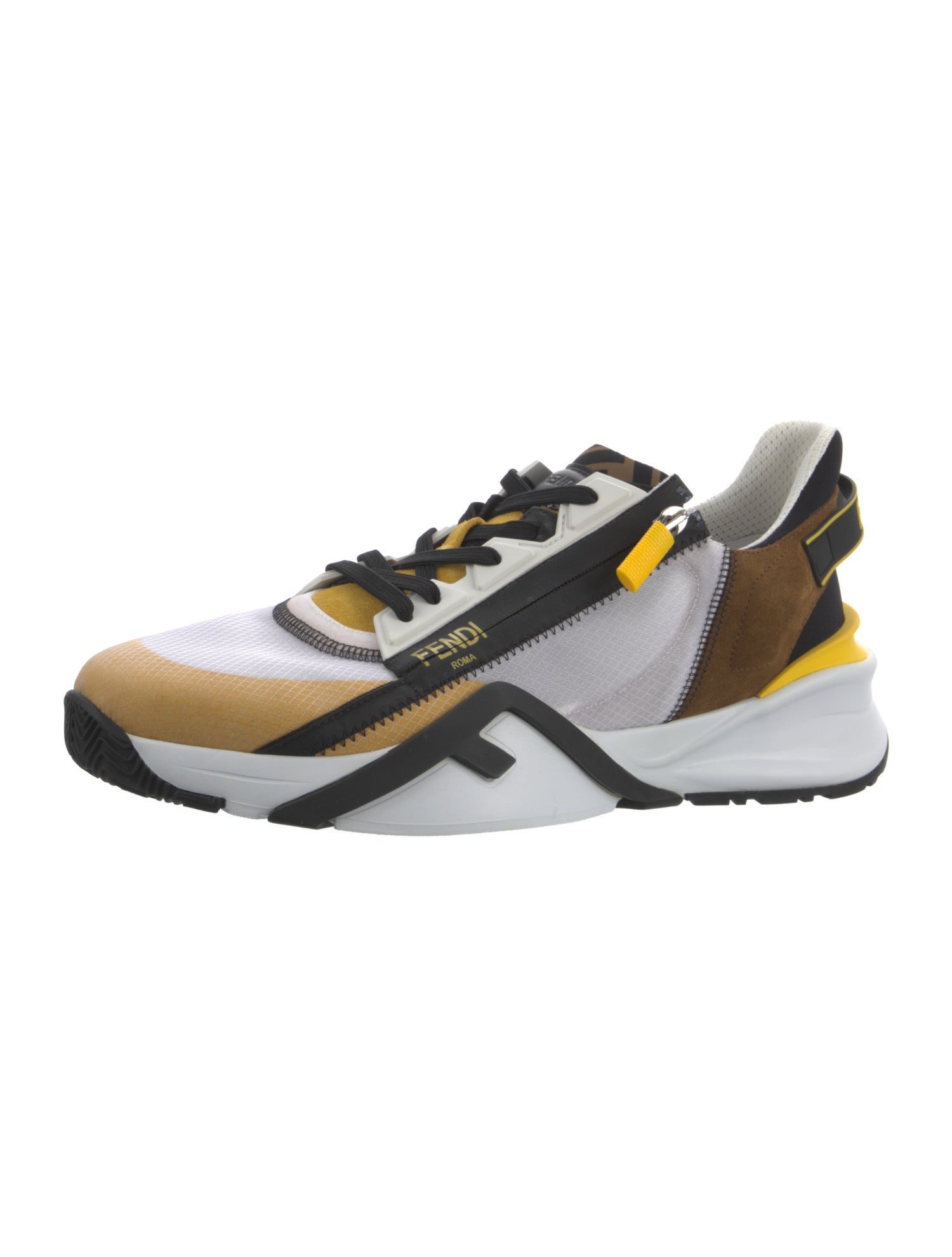 Fendi Zucca FF Logo Mesh Sneakers
