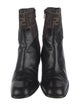 Fendi Zucca FF Logo Canvas Boots