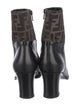 Fendi Zucca FF Logo Canvas Boots
