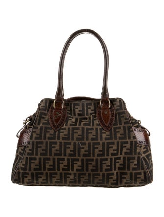 Fendi Canvas Top Handle Bag