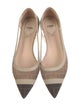 Fendi Zucca FF Logo Mesh Ballet Flats