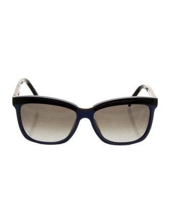 Fendi Pequin Pattern Square Sunglasses