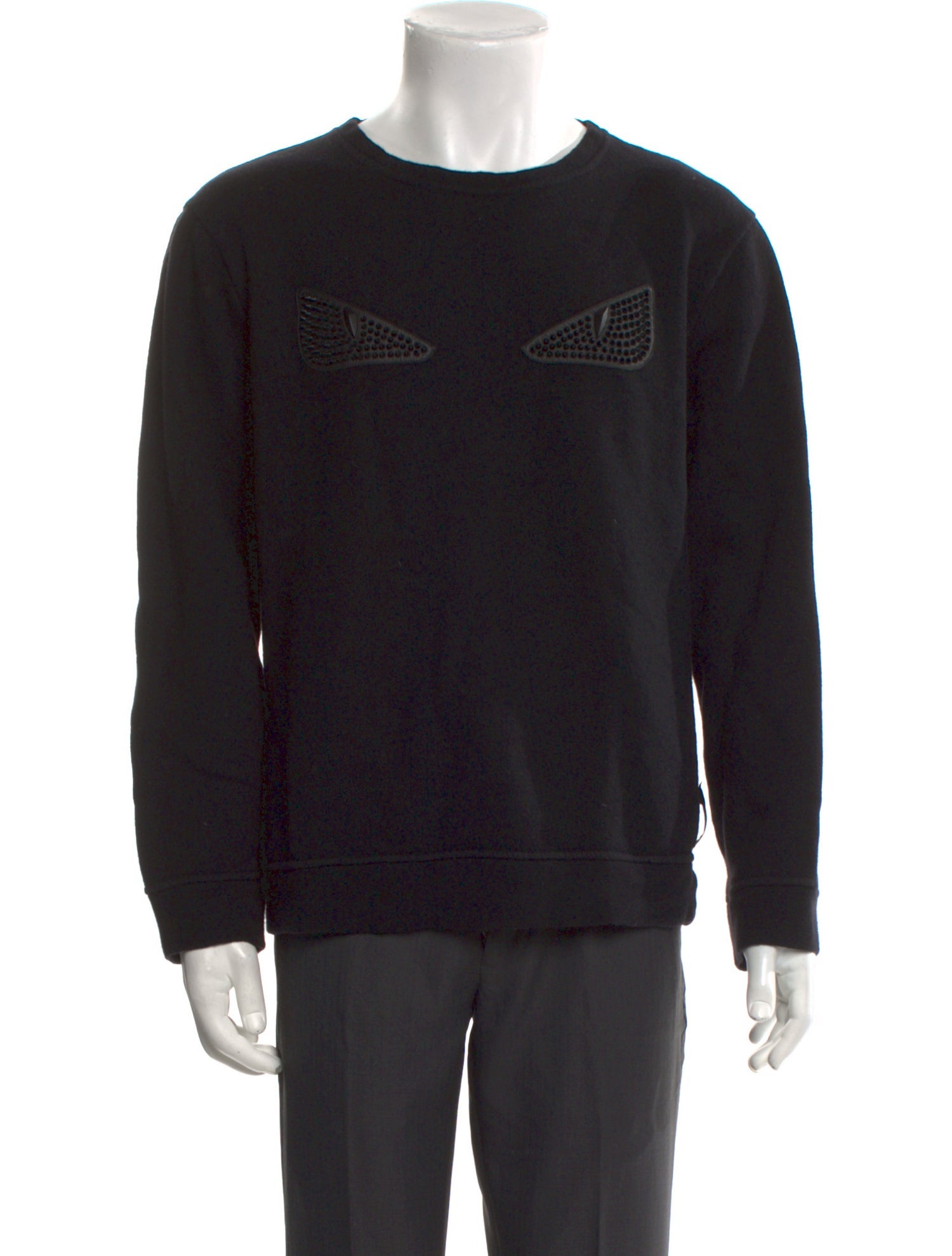 Fendi Monster Eyes Graphic Print Sweatshirt