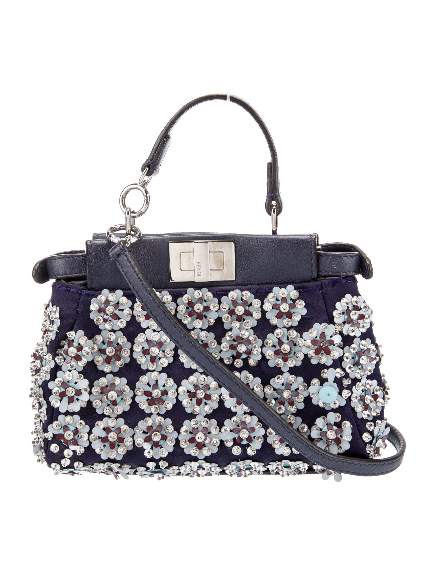 Fendi Satin Peekaboo Mini