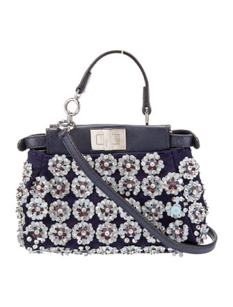 Fendi Satin Peekaboo Mini