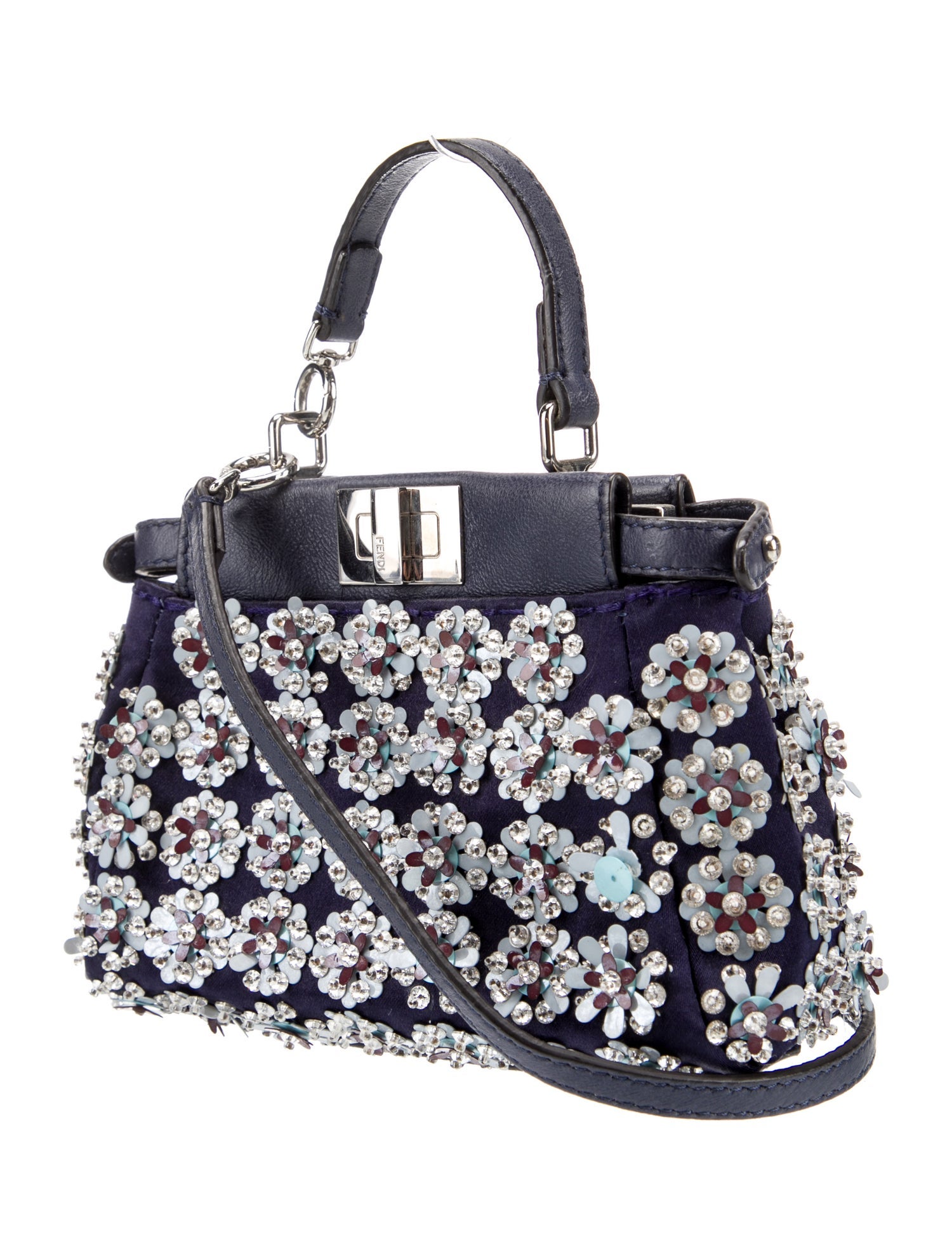 Fendi Satin Peekaboo Mini