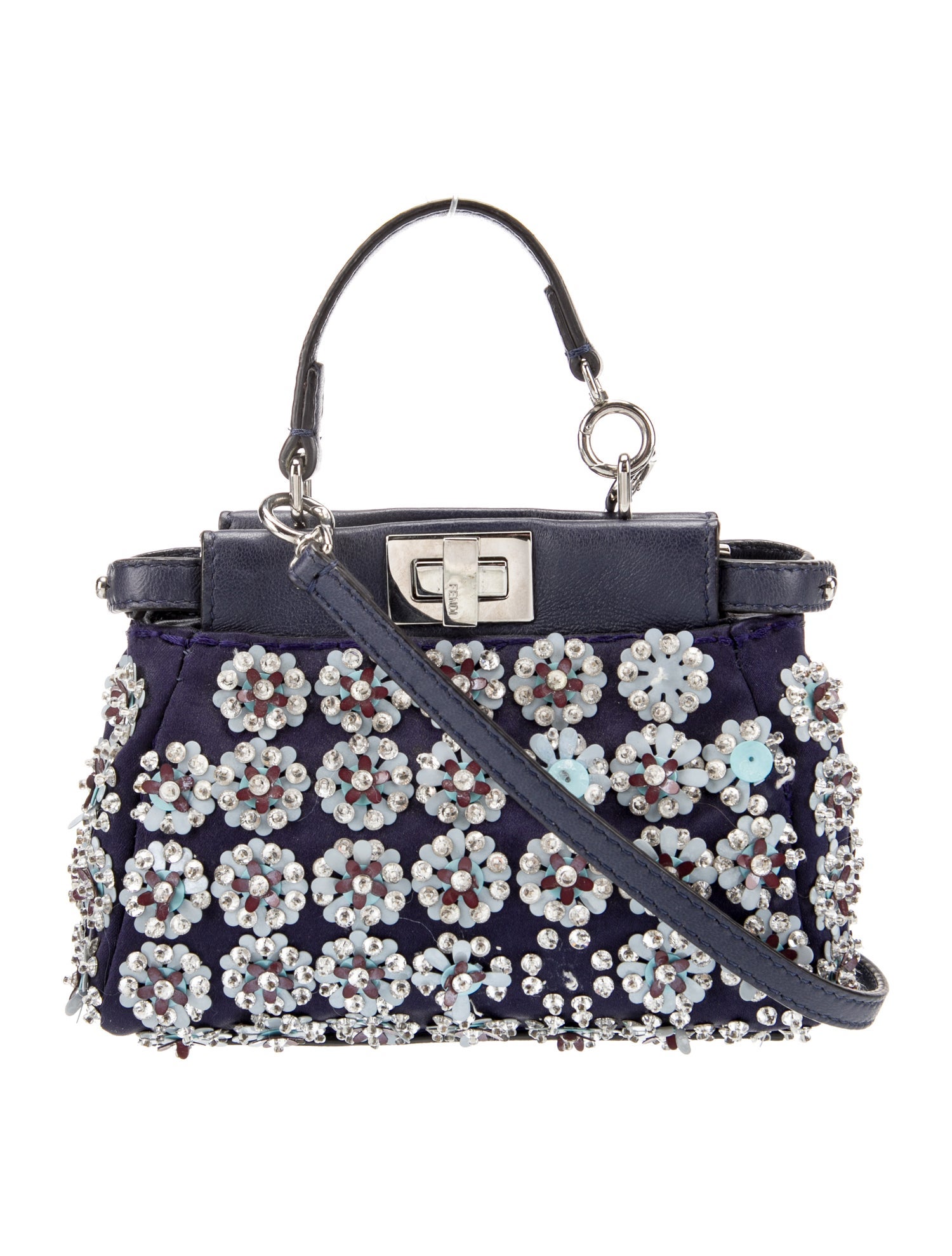 Fendi Satin Peekaboo Mini