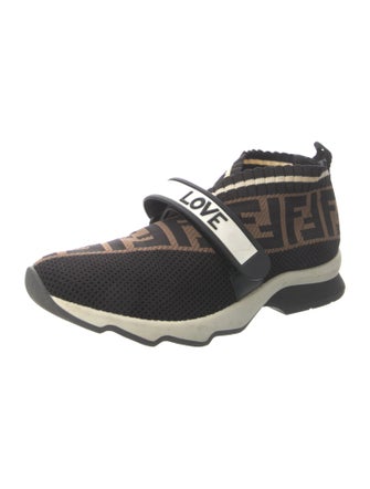 Fendi Zucca FF Logo Printed Sock Sneakers