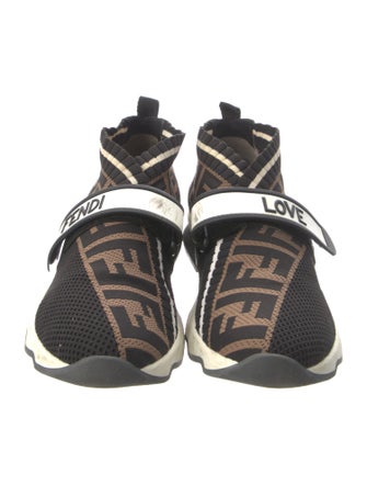 Fendi Zucca FF Logo Printed Sock Sneakers