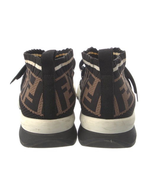Fendi Zucca FF Logo Printed Sock Sneakers