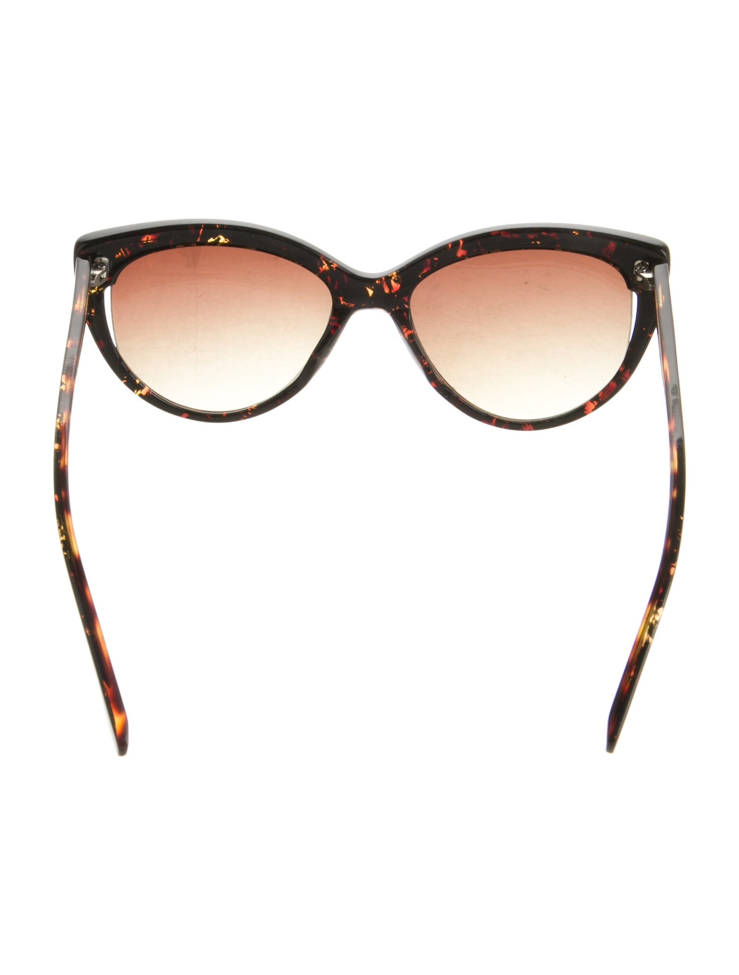 Fendi Zucca FF Logo Cat-Eye Sunglasses