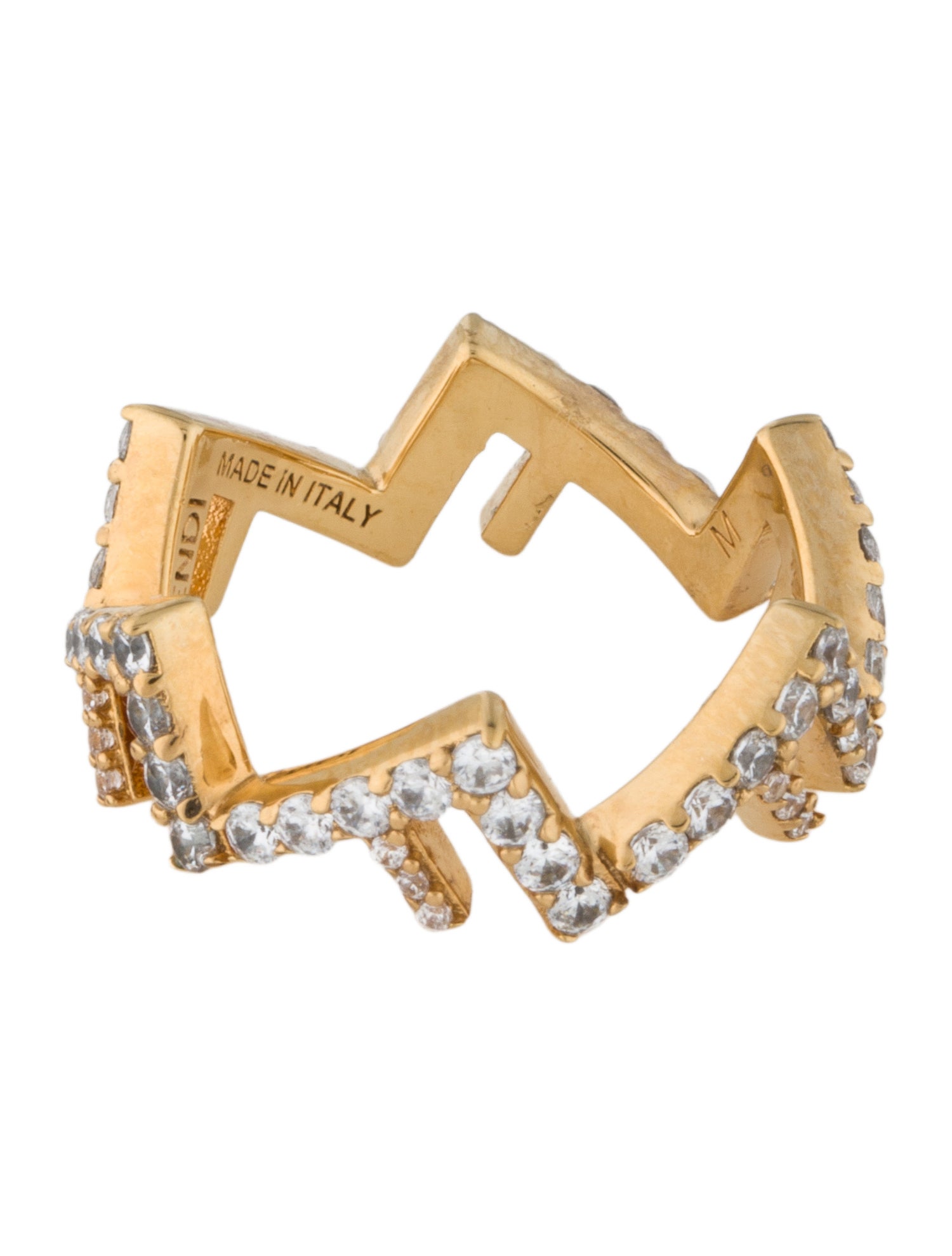 Fendi Crystal Five Ring