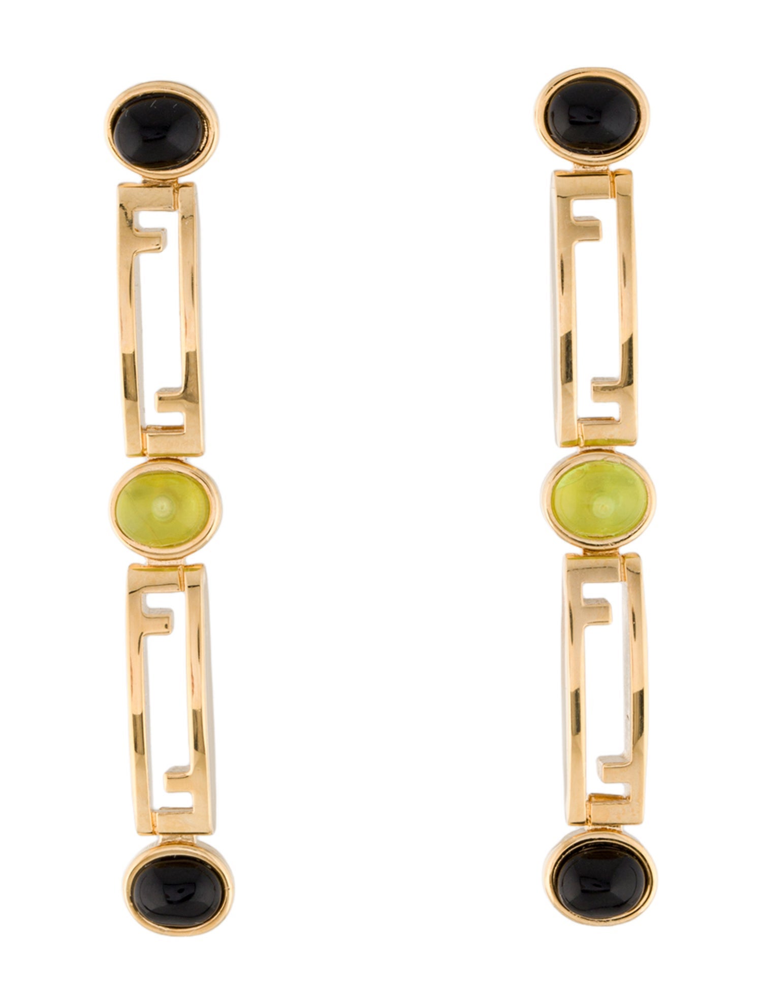 Fendi Glass Stripes Earrings