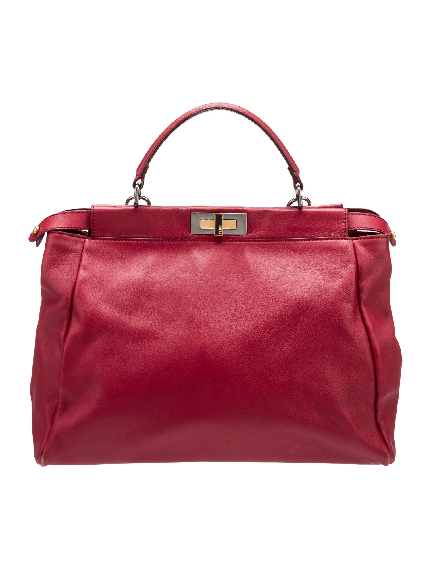 Fendi Leather Peekaboo Large