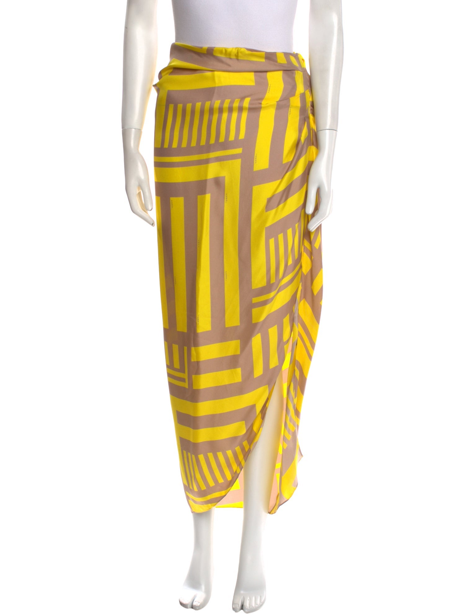 Fendi Silk Long Skirt