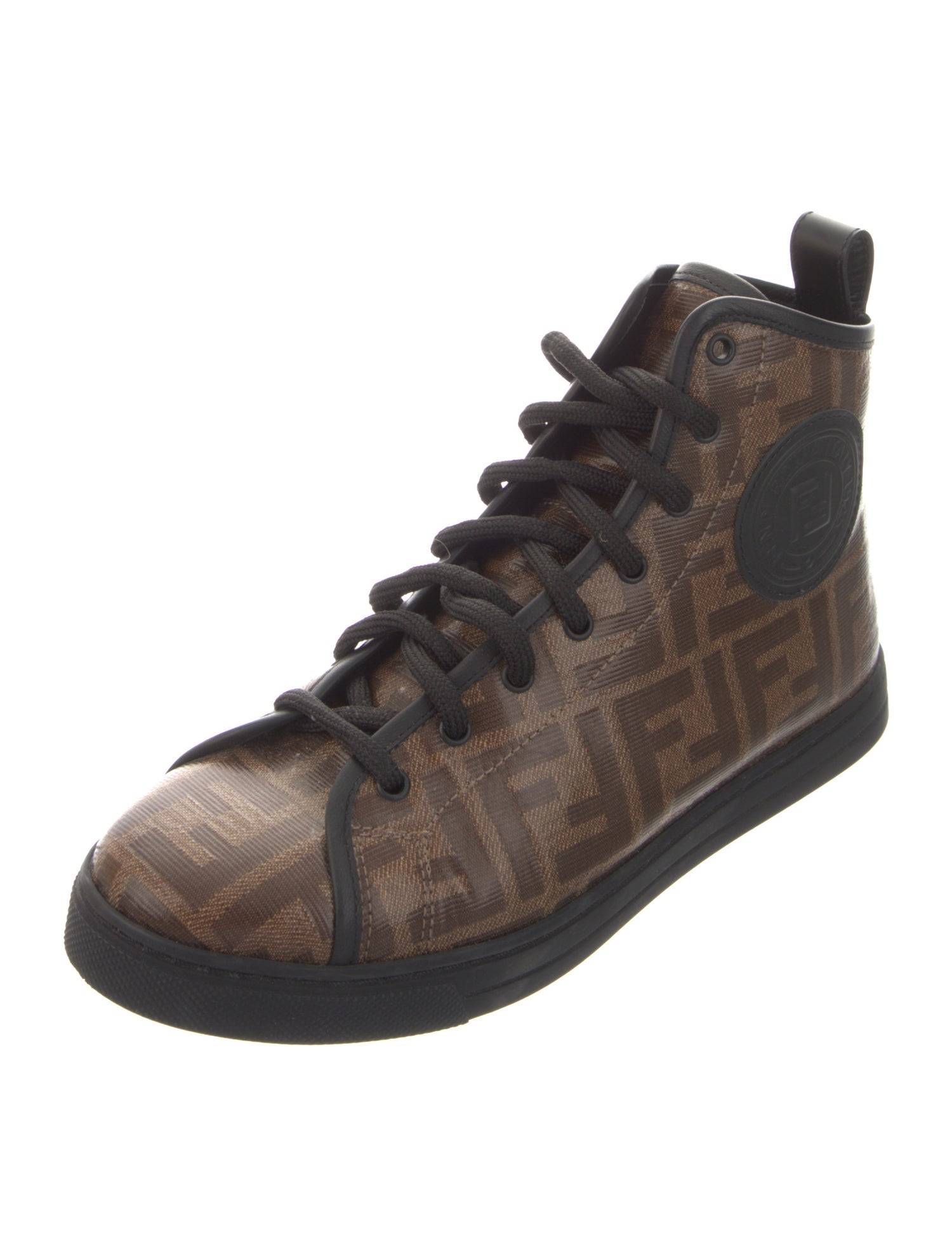 Fendi Zucca FF Logo Printed Sneakers