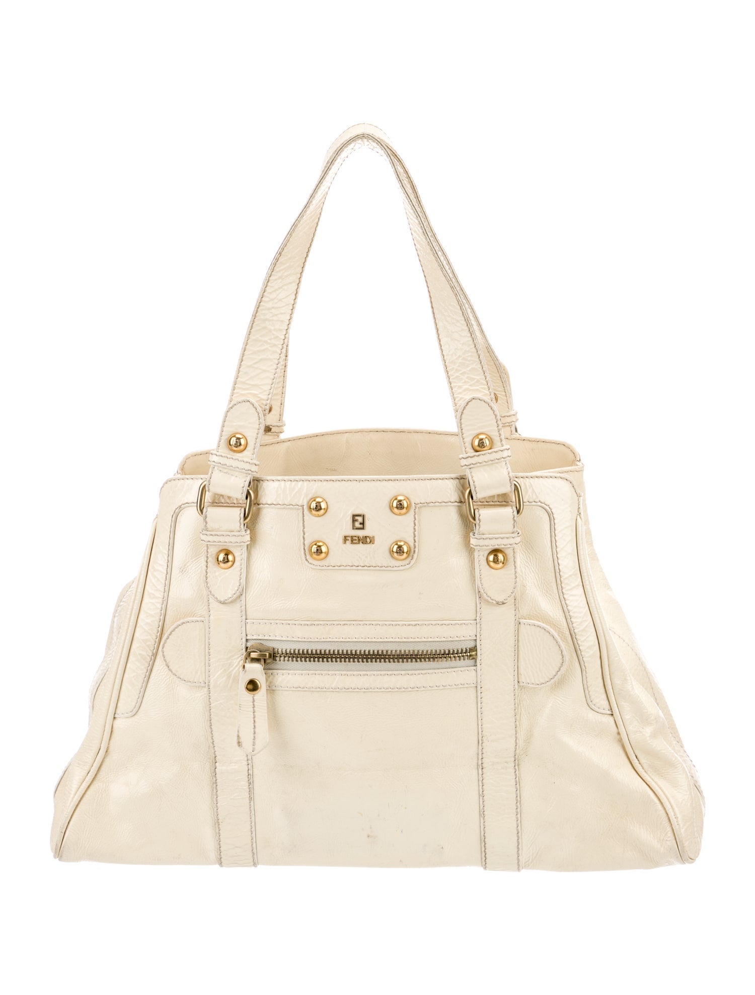 Fendi Patent Leather Top Handle Bag Vintage