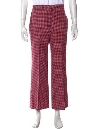 Fendi Plaid Print Pants