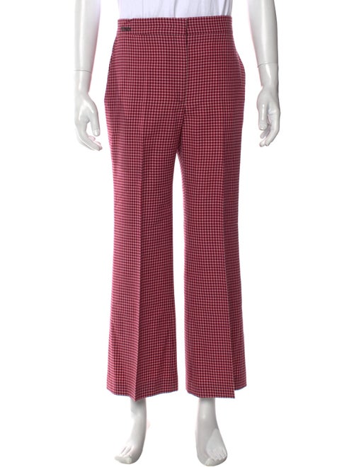 Fendi Plaid Print Pants