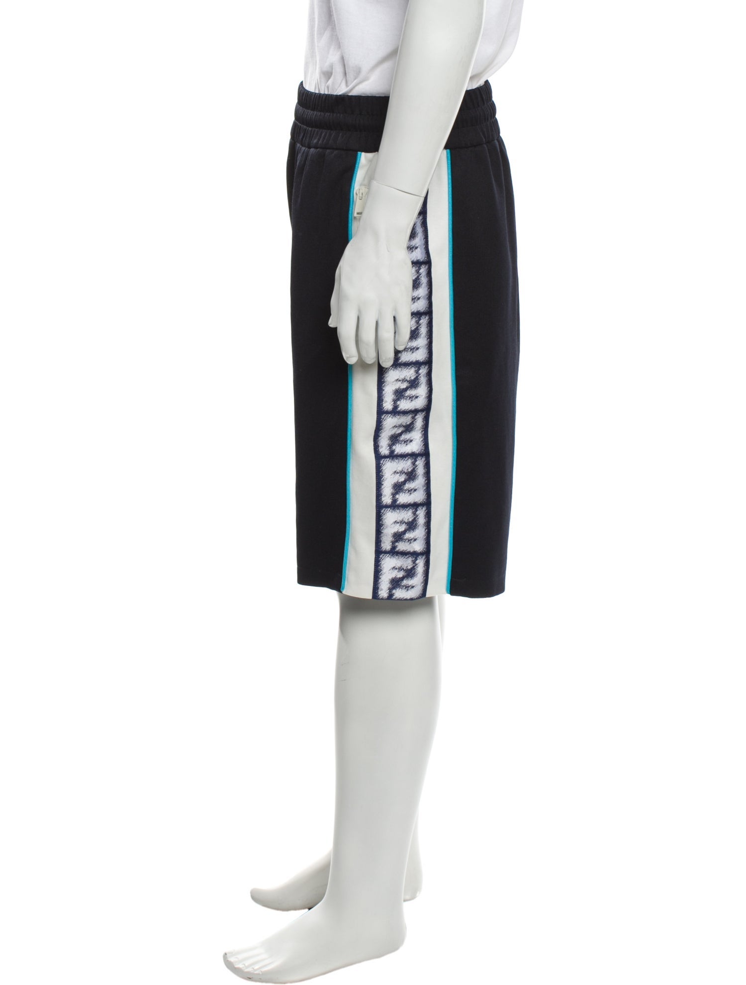 Fendi Zucca FF Logo Jogger Shorts