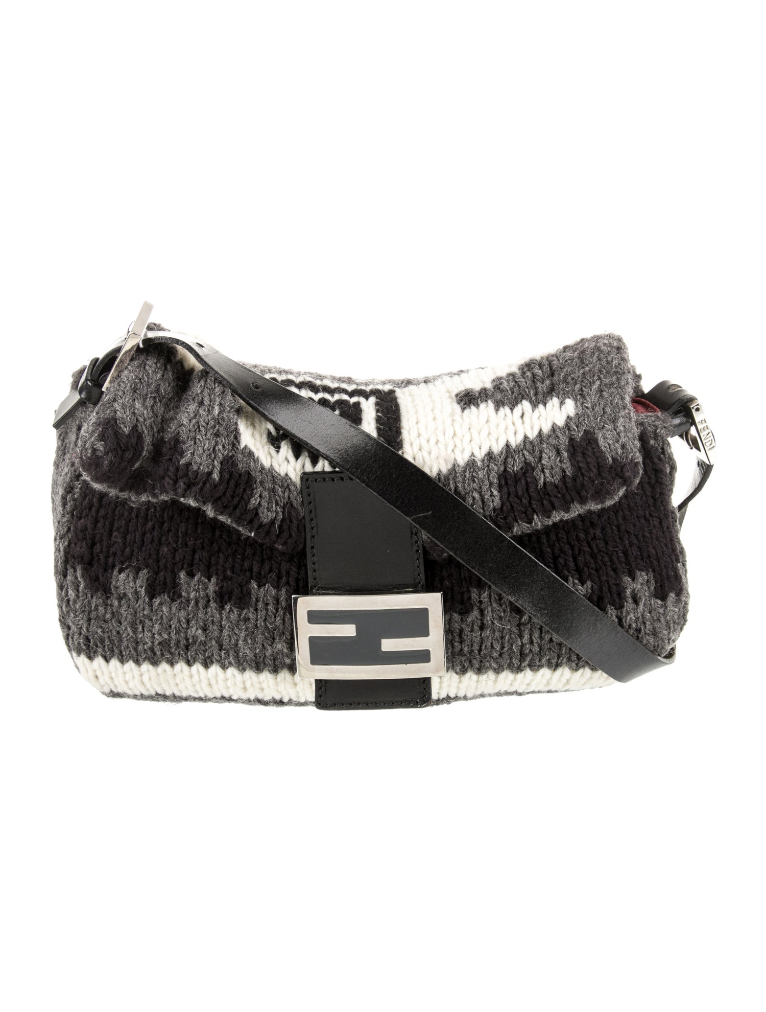 Fendi Denim Baguette Bag - Blue Shoulder Bags, Handbags