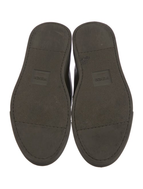 Fendi Zucca FF Logo Leather Sneakers