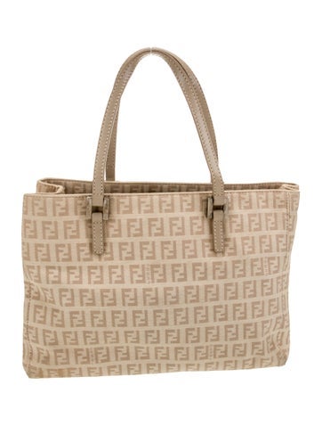 Fendi Handle Bags Zucchino FF Top Bag Vintage