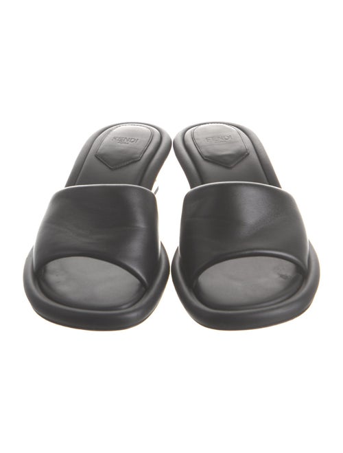 Fendi Leather Slides