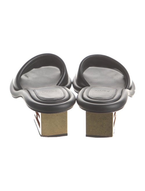 Fendi Leather Slides