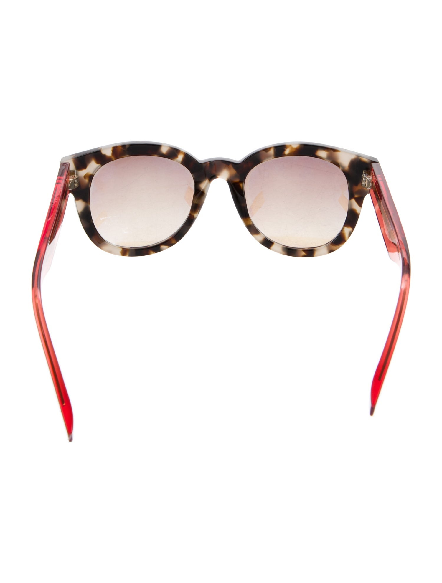 Fendi Cat-Eye Mirrored Sunglasses