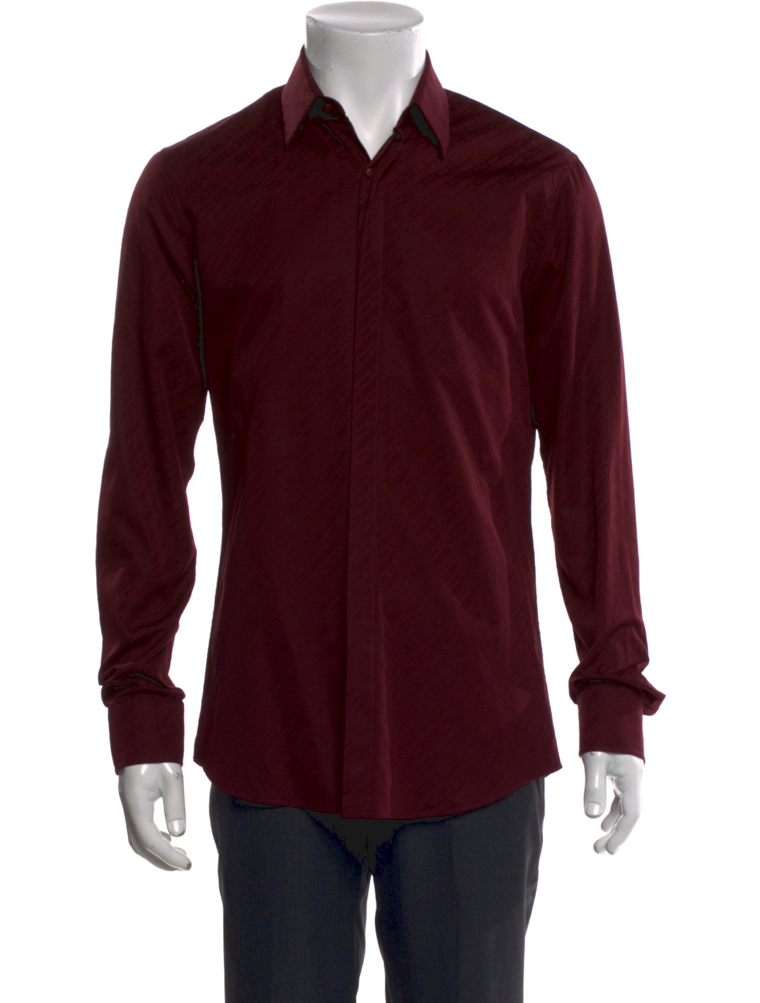 Fendi Long Sleeve Dress Shirt
