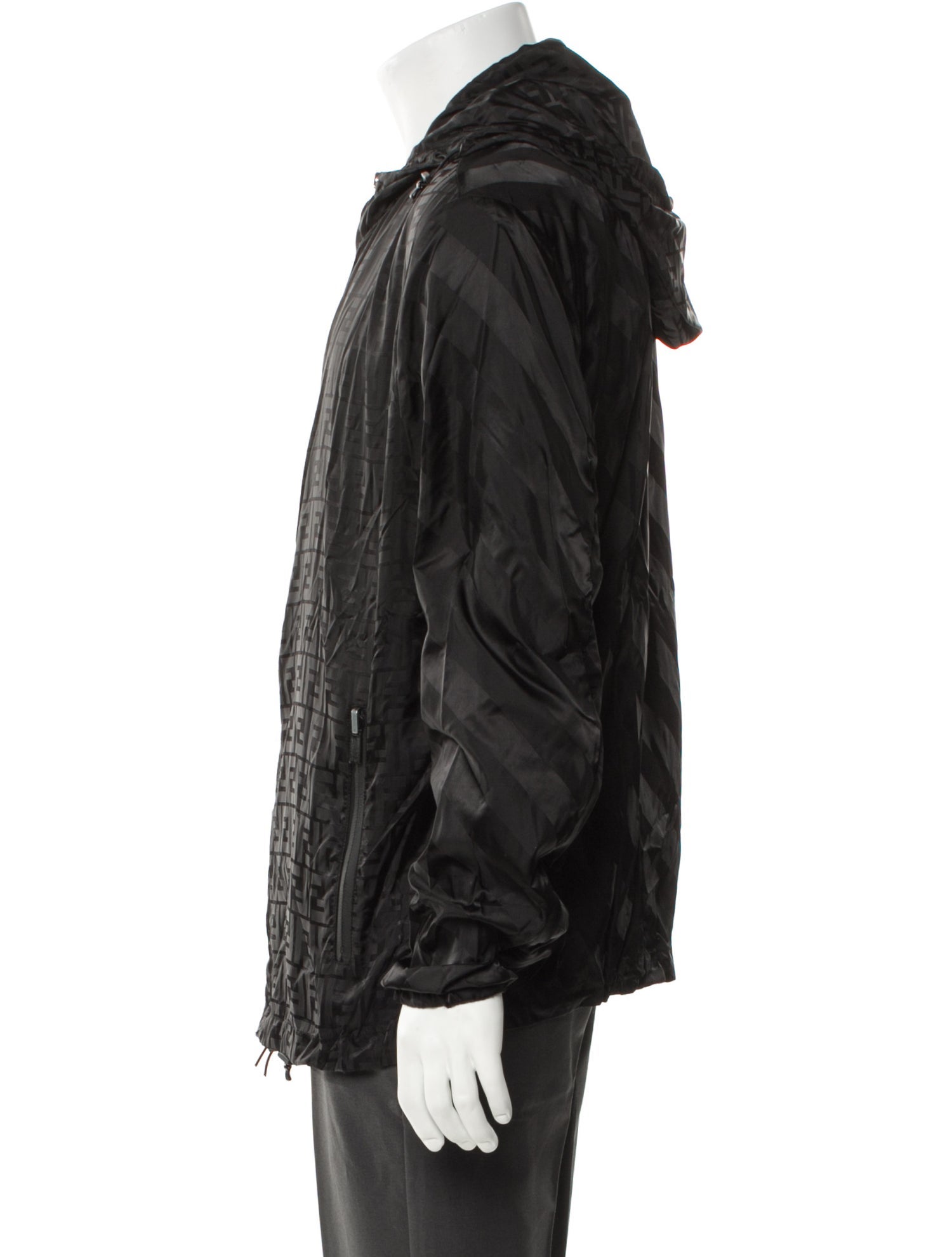 Fendi Zucca FF Logo Printed Windbreaker
