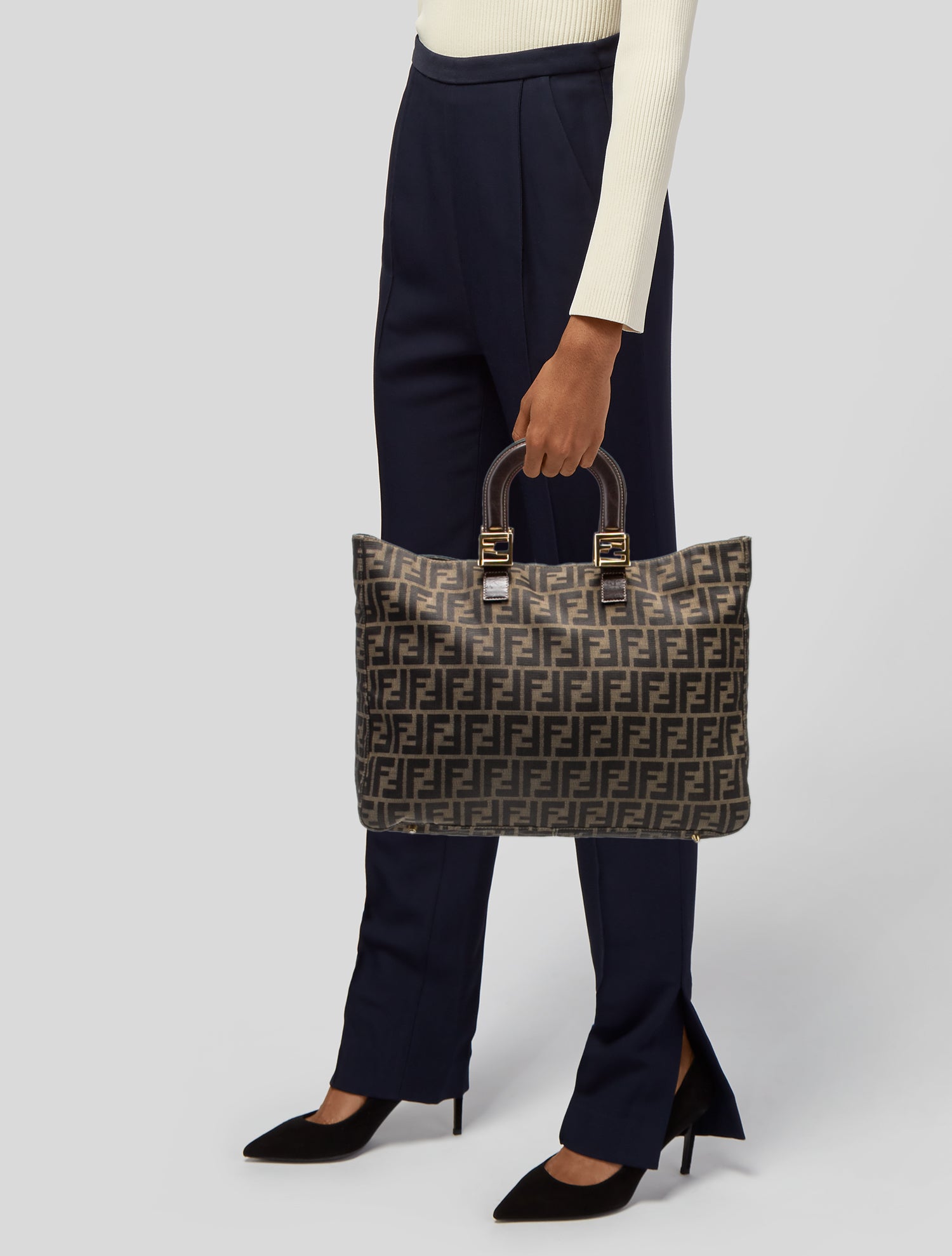 Fendi Python-Accented Sequin Baguette - Pink Shoulder Bags