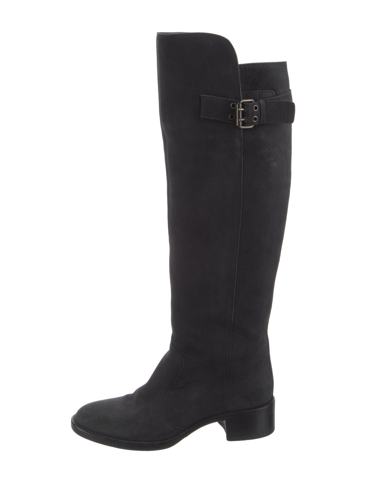 Fendi Suede Riding Boots