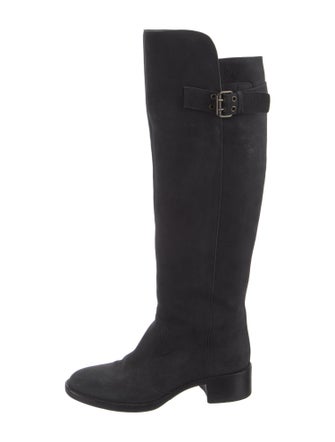 Fendi Suede Riding Boots