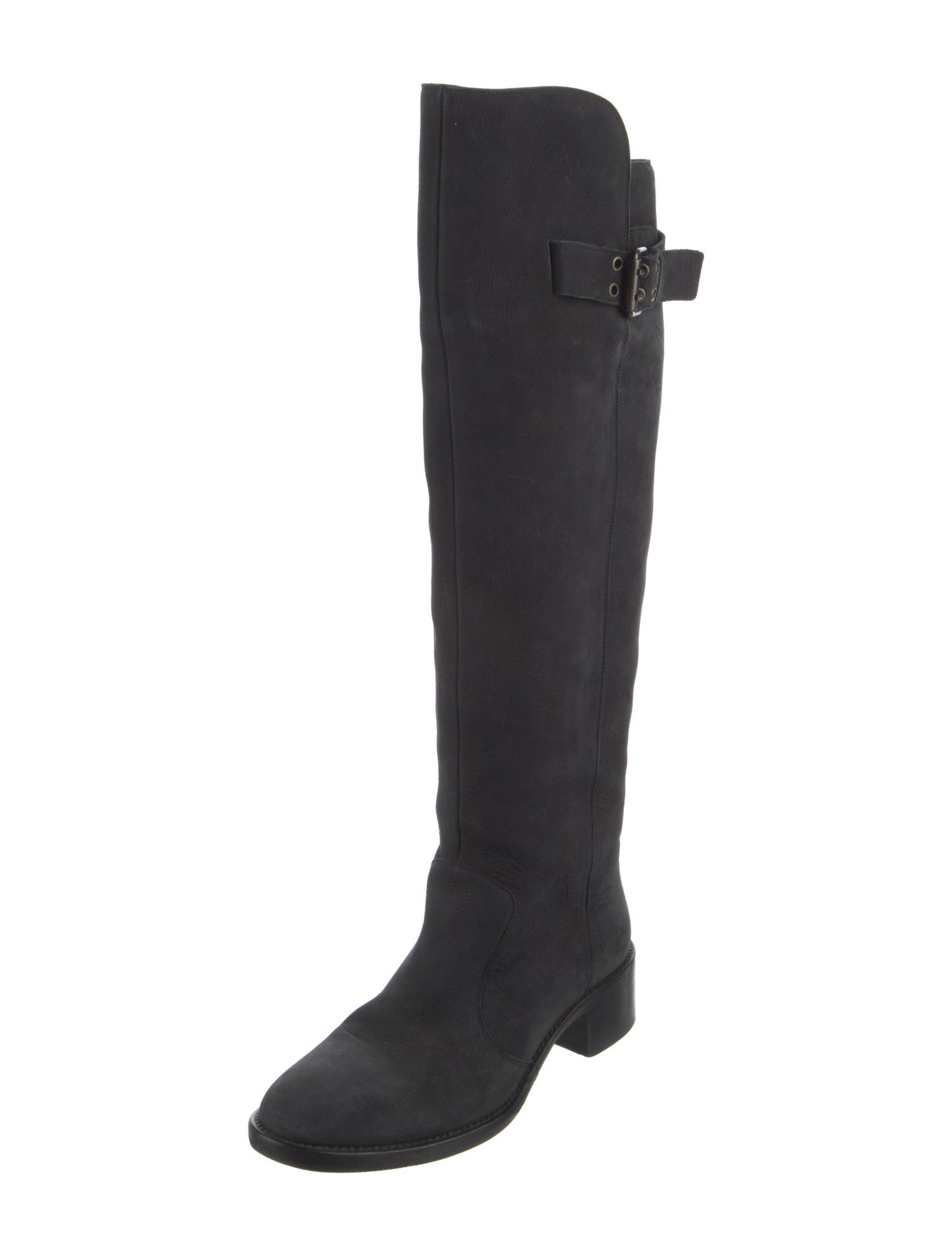 Fendi Suede Riding Boots