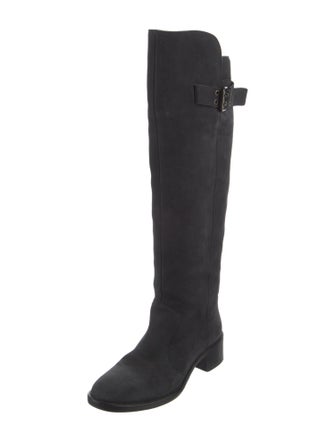 Fendi Suede Riding Boots