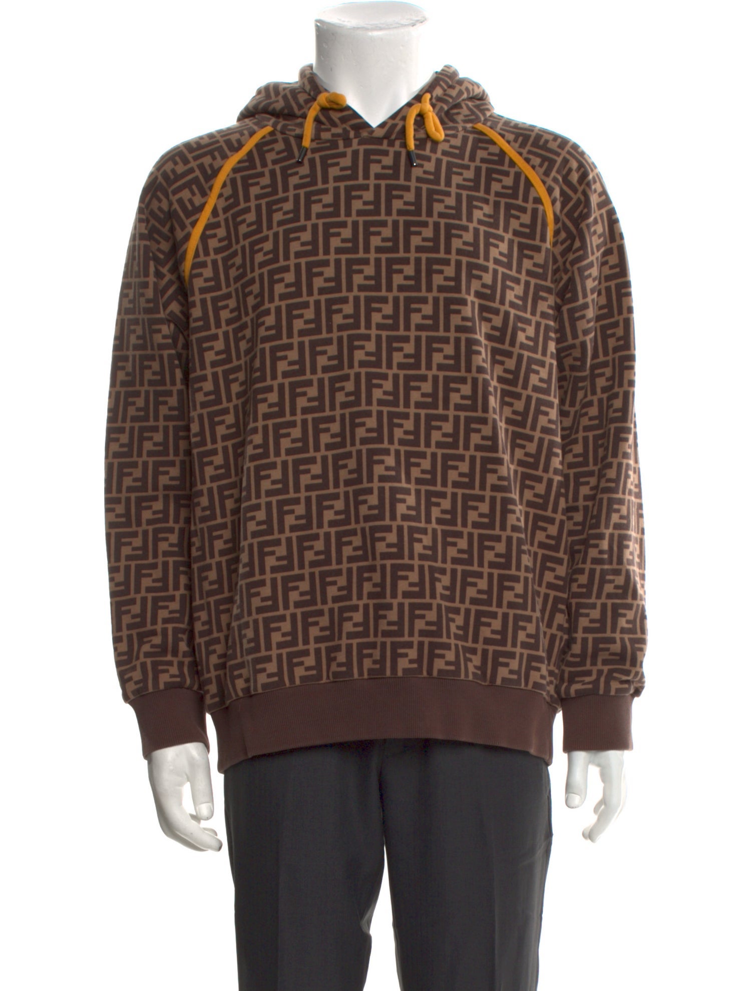 Fendi Zucca FF Logo Printed Hoodie