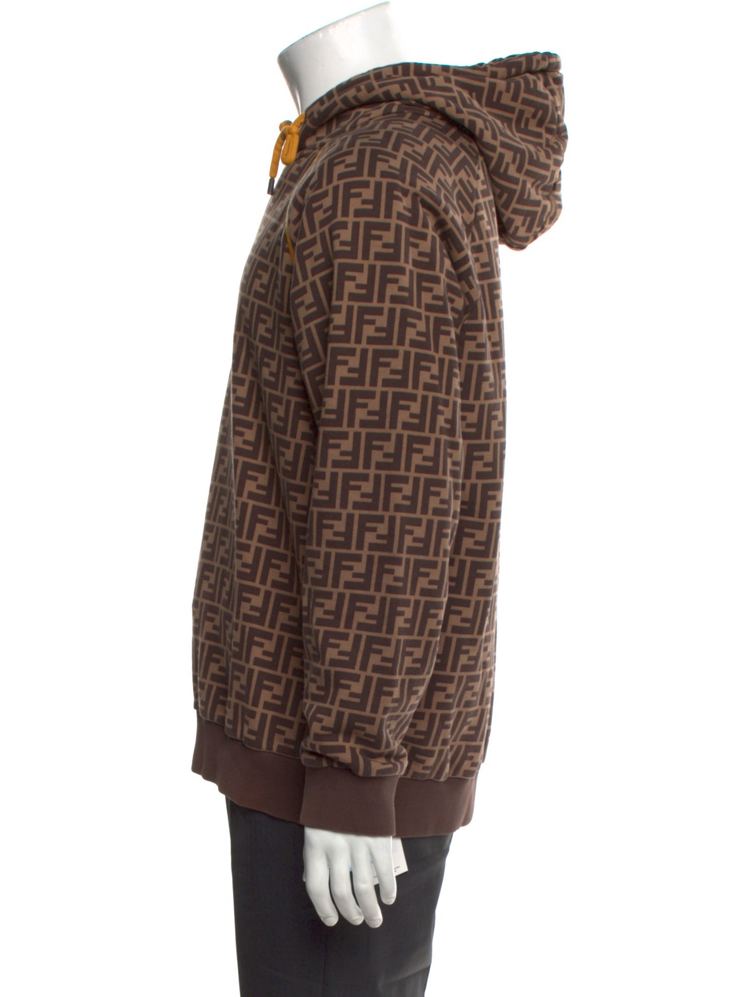 Fendi Zucca FF Logo Printed Hoodie