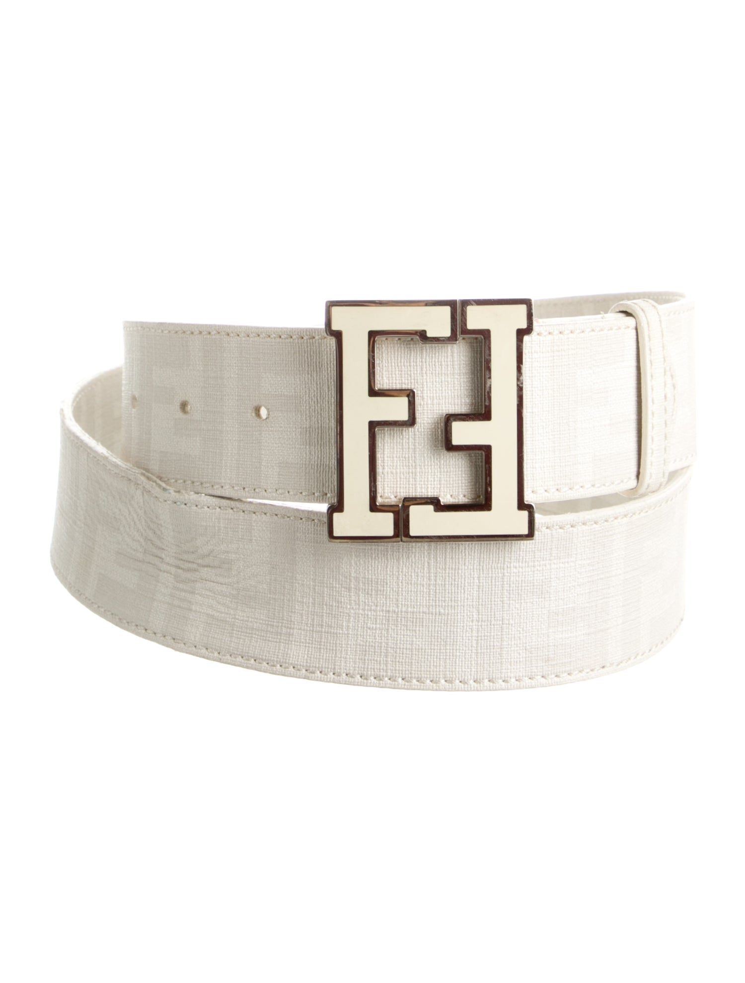 Fendi Zucca FF Logo Waist Belt